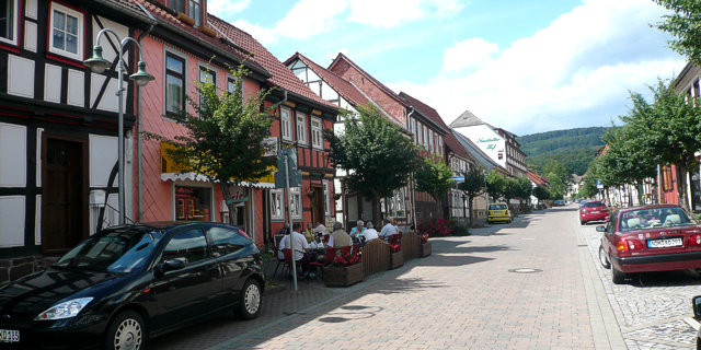 Blick in die Burgstraße